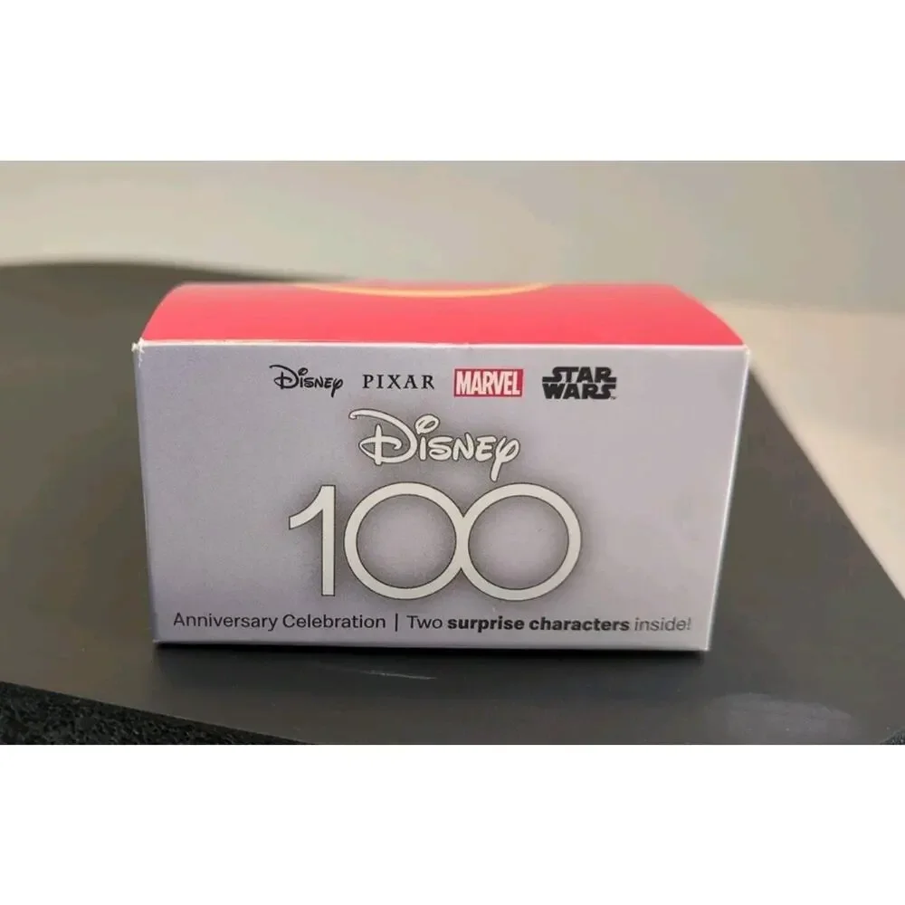 SET OF 3: Disney 100 / MARVEL / STAR WARS Happy Meal Toy Boxes - 2023 Collection